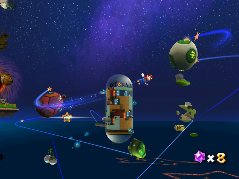 Illustration for article titled How Mario Galaxy Looks In 720p